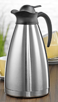 Esmeyer - Isolierkanne Thermoart, 2,0 Liter, Edelstahl innen und auen komplett aus mattiertem Edelstahl (290-072)