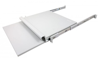 ALLNET 19zbh. Tastaturboden ausziehbar, fr 900mm Schrank tiefe, Lichtgrau, t650-750mm, [DE-Version, German Keyboard] 1