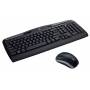 Logitech - Wireless Combo MK330 - Tastatur-und-Maus-Set - kabellos - 2,4 GHz - US International - Schwarz (920-003999) [DE-Version, German Keyboard]
