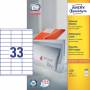 Avery Zweckform - -多用途标签-白色-70 x 25，4 mm-3300 张（100 张 x 33 张）(3421)
