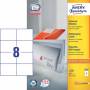 Avery Zweckform - -多用途标签-白色-105 x 74 mm-800 个标签（100 张 x 8）-(3427)