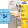 Avery Zweckform - - Aktenetiketten (File Folder Labels) - Blau - 70 x 37 mm - 2400 Etikett(en) (100 Bogen x 24) (3449)