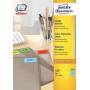 Avery Zweckform - - Aktenetiketten (File Folder Labels) - Blau - 105 x 148 mm - 400 Etikett(en) (100 Bogen x 4) (3457)