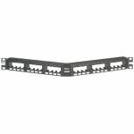 Panduit - Pann.1u Angol.per 24 Rj45u Nero