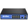 Ernitec - 8 Ports Gigabit PoE Switch Managed Layer 2 8 - Switch - 1 Gbps - Power over Ethernet - Managed (ELECTRA-M08)