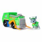 Spin Master - Paw Patrol - Recycling-Truck mit Rocky Spielfigur, Spielfahrzeug