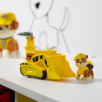 Spin Master - Paw Patrol - Baufahrzeug mit Rubble Spielfigur, Spielfahrzeug