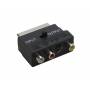 Good Connections - - Adapter Scart- Scart 20-Pol (M) - 3 x Cinch (W), 1 x S-VHS 4-Pol mini DIN - Schwarz