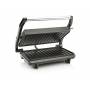 Tristar - GR-2650 Kontaktgrill - Schwarz - Edelstahl - Rechteckig - Rost - 225 x 140 mm - Scharnier - Verschlussdeckel - Leistung (GR-2650