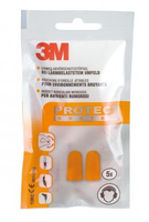 3m - Einweg-Gehrschutzstpsel 1100C, im Beutel, Schaumstoff orange, aus weichem hypoallergischen PU-Schaum, glatt, - 1 St&