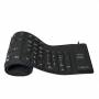 Logilink - Tastatur USB / PS/2 Flexibel Wasserfest schwarz [DE-Version, German Keyboard]