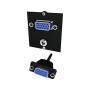 Bachmann - Custom module - Modulares Faceplate-Snap-In - Mini-Phone Stereo 3,5 mm, VGA - Schwarz (917.150)