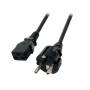 Diverse 2 - Netzkabel 230V Schutzkontakt CEE7(Stecker)->Kaltgerte IEC-C19(Buchse), 1,8m, 16A,