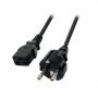 Diverse 2 - Netzkabel 230V Schutzkontakt CEE7(Stecker)->Kaltgerte IEC-C19(Buchse), 3m, 16A,