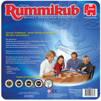 Jumbo 03973 - Original Rummikub, Metalldose, Familienspiel 4