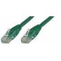 Microconnect - -网络电缆-RJ-45 (M) 转 RJ-45 (M)-30 cm-UTP-CAT 6-无卤素，绞合-绿色