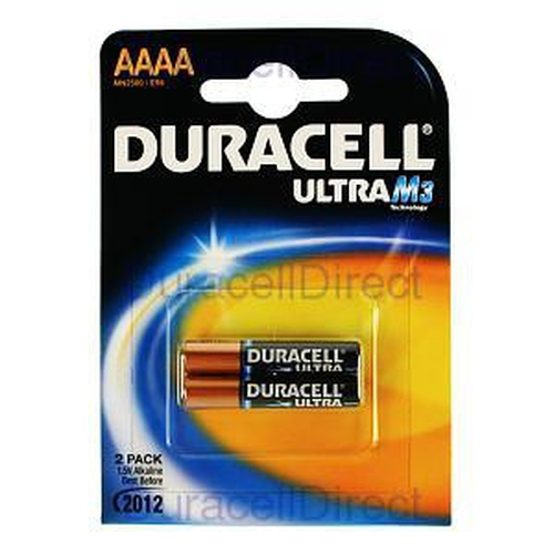 Duracell -AAAA Ultra M3 MN 2500 1,5V, Batterie -Duracell Accessories  /Playthek