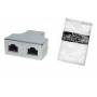 Shiverpeaks - shiverpeaks ?at5e RJ45-2x RJ45 - RJ45 - 2x RJ45 - Weiblich/weiblich - Gold - Grau (BS75003)