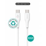 Estuff - INFINITE - USB-Kabel - 24 pin USB-C (M) gerade zu 24 pin USB-C (M) gerade - USB2.0 - 50cm - 100% recycled plastic, USB-C Power D