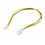 Shiverpeaks - shiverpeaks CPU P4/CPU P4 0.3m - Mnnlich/weiblich - CPU P4 (4-pin) - CPU P4 (4-pin) - Gerade - Gerade - Schwarz - Transpar