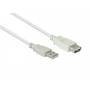 Good Connections - - USB Verlngerungskabel - USB 2.0 Typ A (W) -> USB 2.0 Typ A (M) - 3.0 m - Grau (2511-OF3)