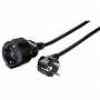 E & P - e+p SV 32 1AC outlet(s) 3m Schwarz Verlngerungskabel (SV 32)