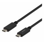 Deltaco - Deltaco USB-C zu USB-C Kabel 2m schwarz