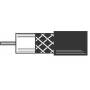 Televes - Koax-Erdkabel schwarz EK1672plus - Antenne/TV - Netzwerk (X2038)