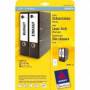 Avery Zweckform - File Folder Labels - Aktenetiketten - wei - 192 x 61 mm 100 Etikett(en) (25 Bogen x 4) (L4761-25)