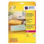 Avery Zweckform - L4770 - Transparente Adressenetiketten - 25,4 x 45,7 mm - 1000 Stck. (25 Bogen x 40) (L4770-25)