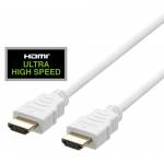 Deltaco - HU-30A HDMI-Kabel 3 m HDMI Typ A (Standard) Wei (HU-30A)