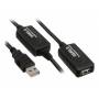 Kindermann - 5771000110 10m USB A USB A Schwarz USB Kabel (5771000110)