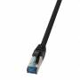 Logilink - LogiLink CQ6145S cable de red 50 m Cat6a S/FTP (S-STP) Negro