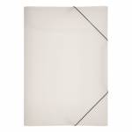 Pagna - PAGNA Gummizugmappe A3 PP 3 Einschlagklappen transparent