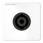 Kindermann - 7456000413 Speakon Schwarz - Wei Steckdose (7456000413)