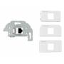 Kindermann - 7456000526 RJ-45 Grau - Wei Steckdose (7456000526)