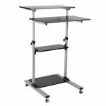 Logilink - Sitz-/Steharbeitsplatz, rollbar, 60 kg max.
