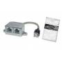 Shiverpeaks - shiverpeaks Сat5e RJ45-2x RJ45 RJ45 2x RJ45 Black,Silver cable interface/gender adapter
