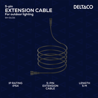 Deltaco - Smart Home Verl�ngerungskabel Outdoor 5m (SH-OLC01)