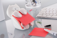 3m Post-it - Dispenser Gatto + Ricarica Di Fogliet 3