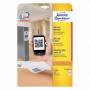 Avery - L7121 - Papier - permanenter Klebstoff - wei - 45 x 45 mm 500 Etikett(en) (25 Bogen x 20) Etiketten