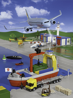Sieper Gmbh [toys/ spielzeug] Siku 5402 Verkehrsflugzeug Mit 6