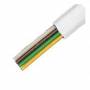 Diverse 2 - Kabel TK Flach 4 pol. 100m WEI,flex, Flachkabel,