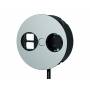 Bachmann [hardware / Steckdosenleiste electronic] Twist 1s 2p - Bachmann TWIST 1S 2P 1AC outlet(s) 0.2m Chrome power extension