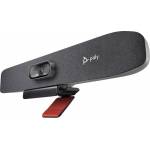 Poly - POLY Studio R30 USB Audio/Video Bar with auto-track 120-deg FOV 4K Cam Integr speaker and mic Wi-Fi device management monitor cl