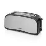 Tristar - BR-1046 Toaster - 4 Scheibe(n) - Schwarz - Edelstahl - Edelstahl - Tasten - Drehregler - 1400 W - 230 V (BR-1046)
