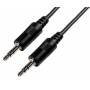 E & P - e+p B 111/05 0.5m 3.5mm 3.5mm Black audio cable