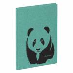 Pagna - PAGNA Notizbuch A5 Save me 128S. dotted lines, Panda