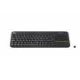 Logitech - Wireless Touch Keyboard K400 Plus - Tastatur - drahtlos - 2.4 GHz - Schweizer - Schwarz [CH-Version, Swiss Keyboard]