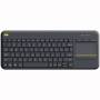 Logitech - Logitech K400 Plus RF Wireless QWERTY Spanish Black